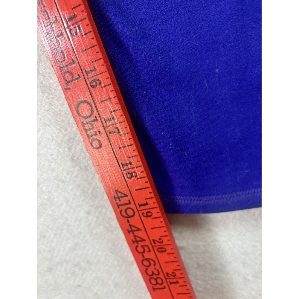 FABLETICS Cobalt Royal Blue Cropped Leggings 19" Size Med Activewear Yoga - Picture 4 of 7